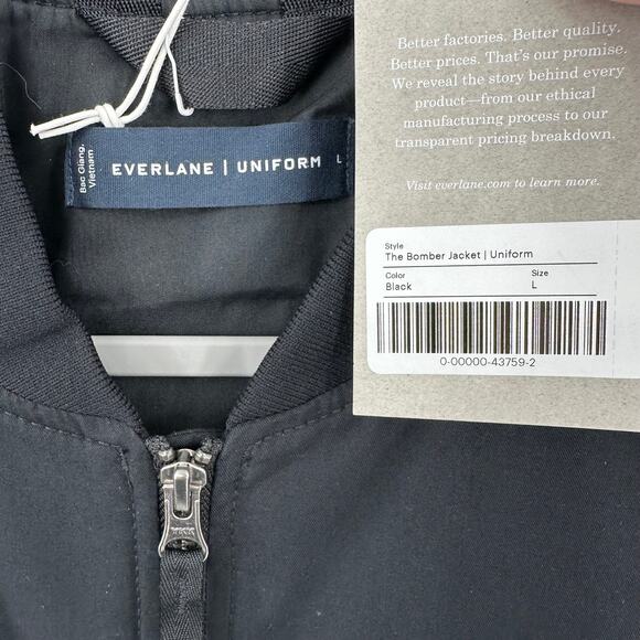 Everlane Uniform the Bomber jacket in black Size L - Picture 3 of 7